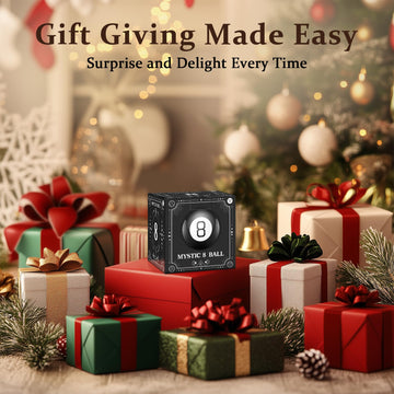nuogae Mystic 8 Ball makes a playful gift for birthdays and celebrations.