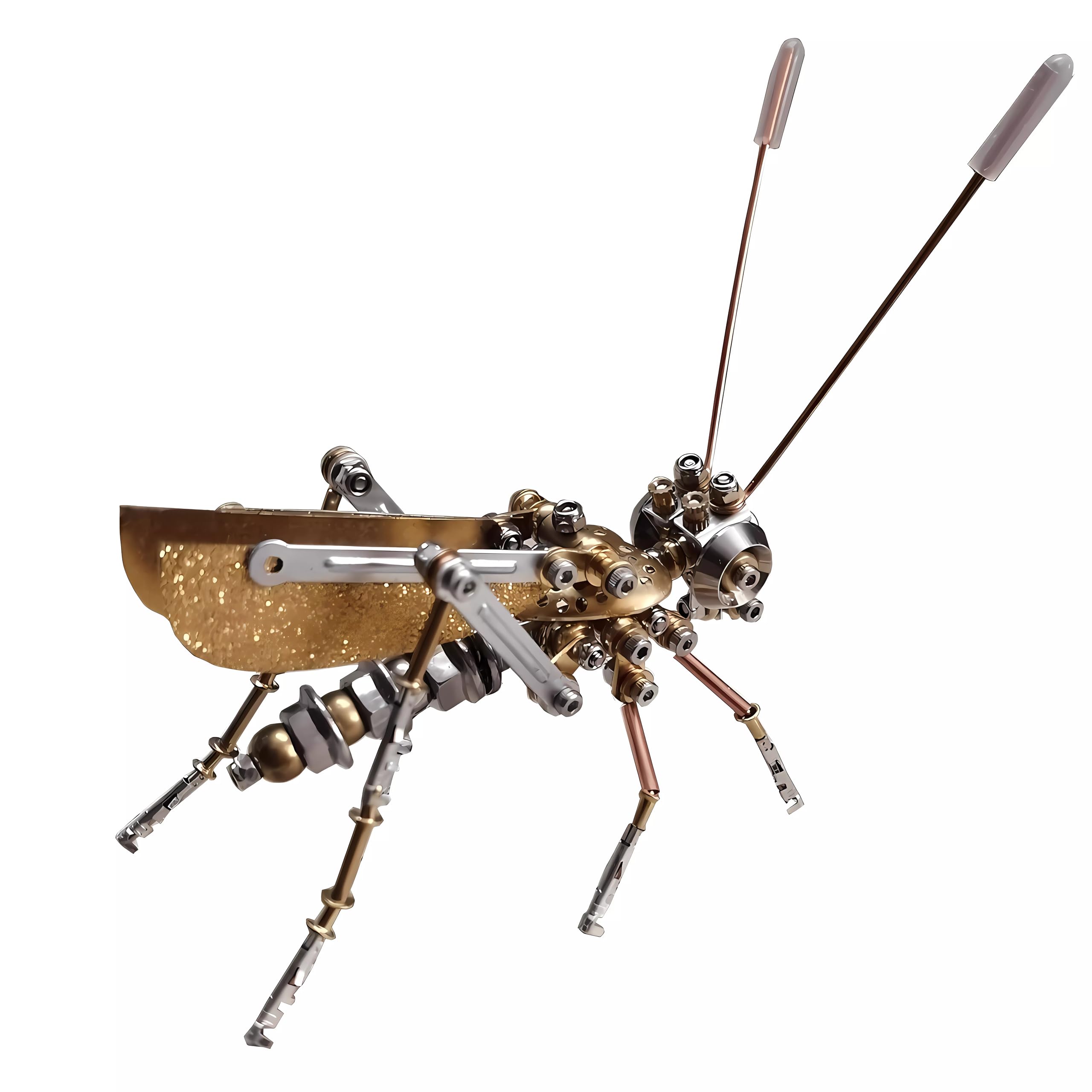 NUOSHANZS Cricket mechanical model with brass gears for decorative display and hands-on play.