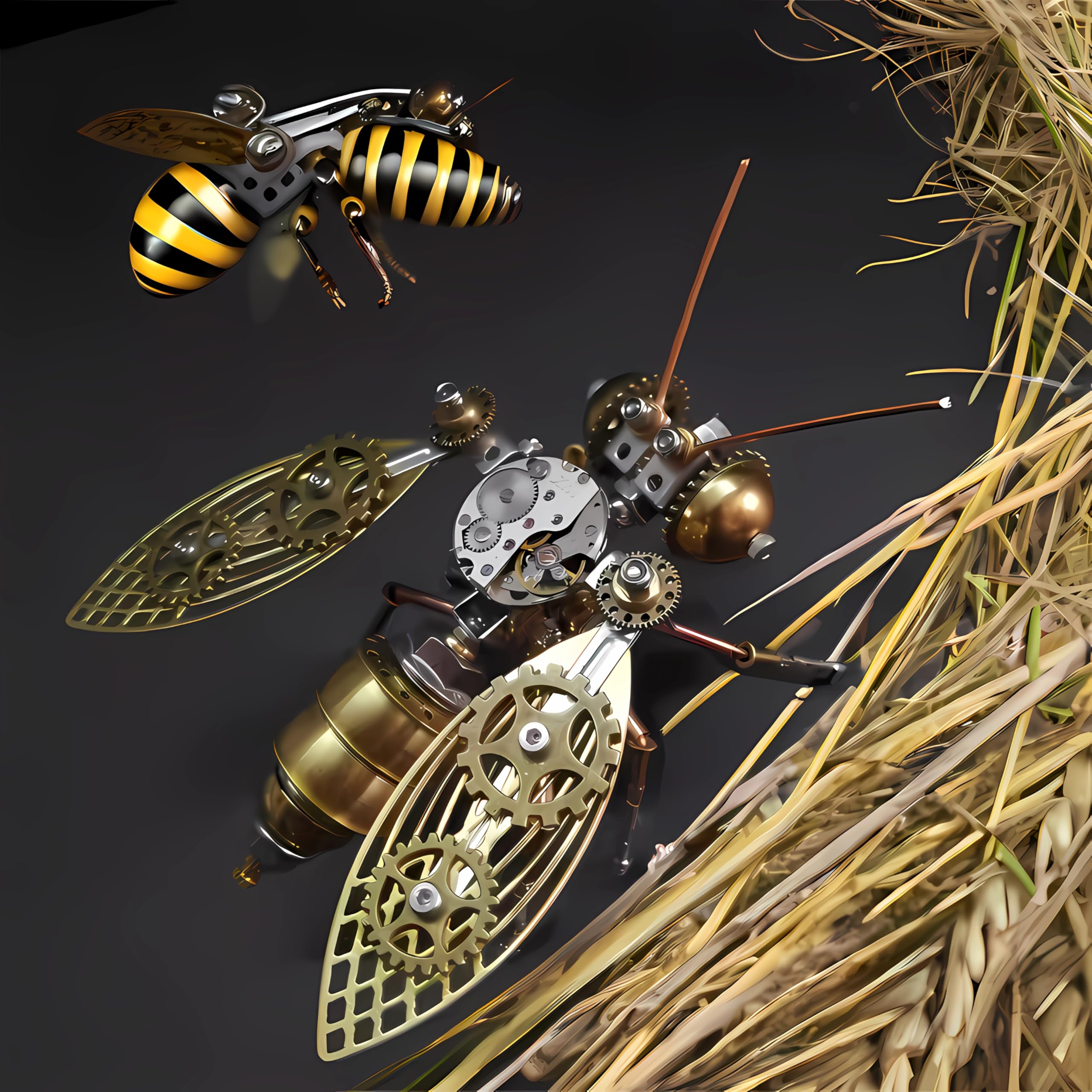 NUOSHANZS DIY insect puzzle offers an engaging steampunk focal point at home.