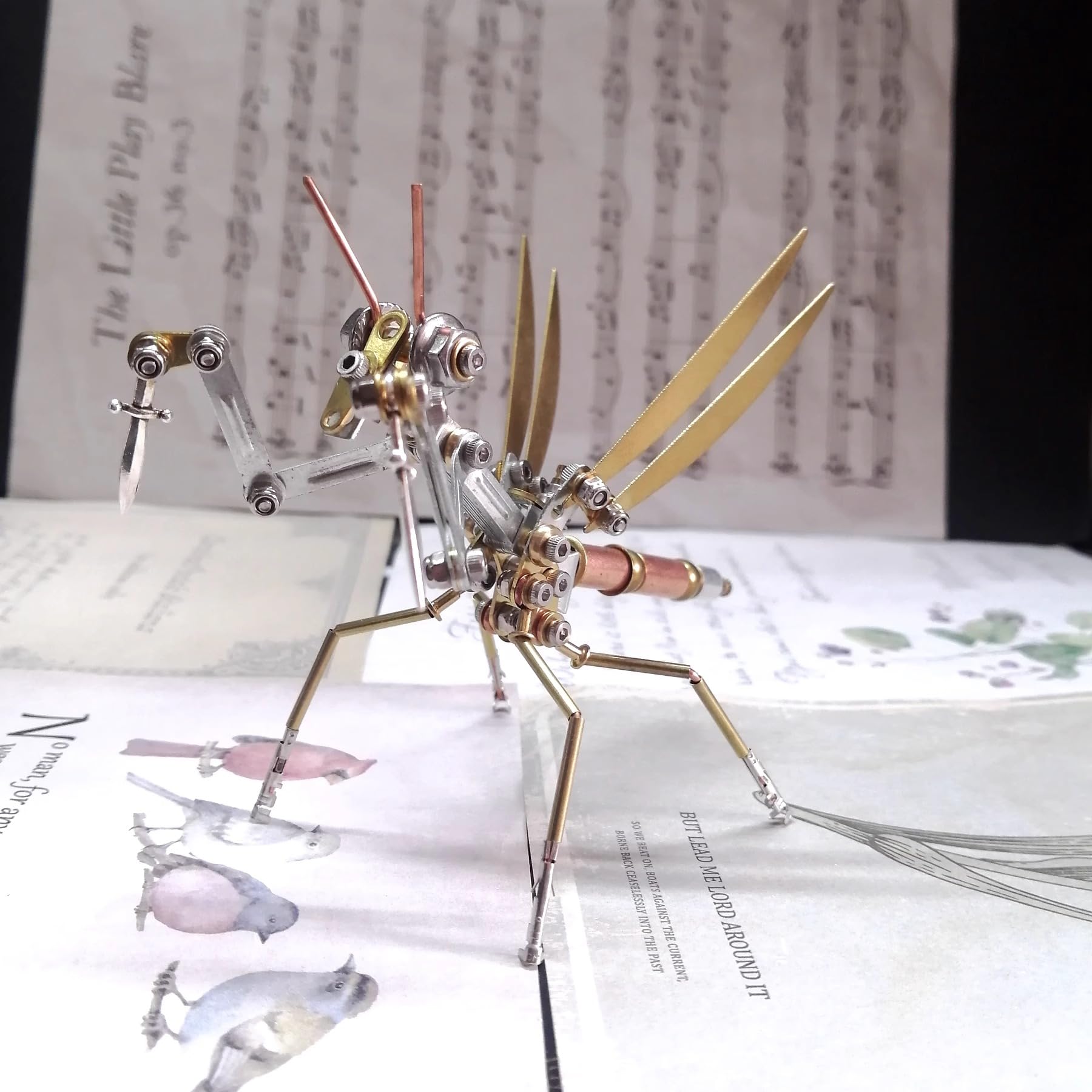 NUOSHANZS Mantis kit includes tools and clear instructions for assembly.