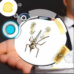 NUOSHANZS mosquito mechanical model finished display as a unique desk sculpture