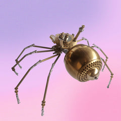 NUOSHANZS Steampunk Golden Spider variety insects, collectors can expand displays