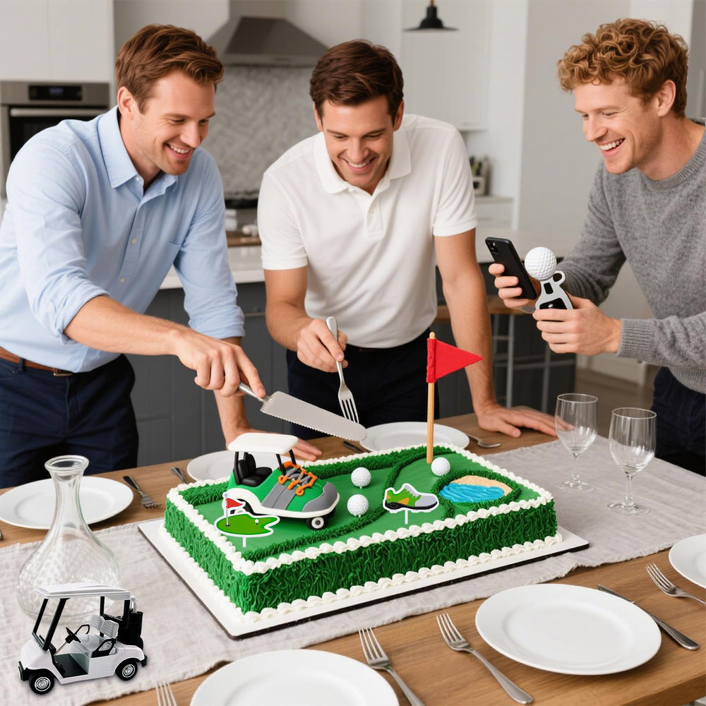 Nuotuv green tree decor adds lush height to dessert tables.