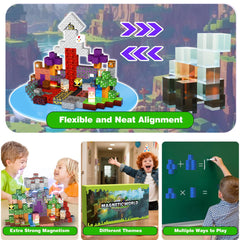 Nurcazo ABS plastic blocks are durable, safe for kids ages 3+, and smooth to touch.