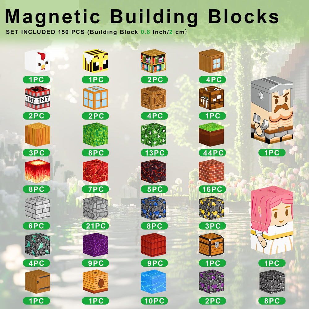 Nurcazo magnetic blocks with strong magnets enable easy stacking and safe, reusable builds.