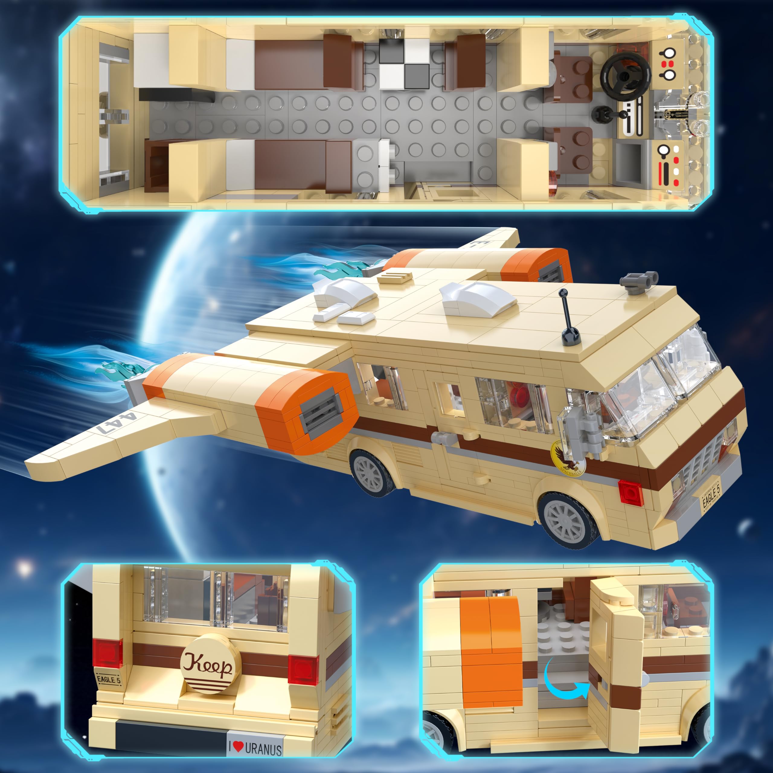 Nutain Eagle 5 roof-open interior — visualize interior mechanics during play sessions.