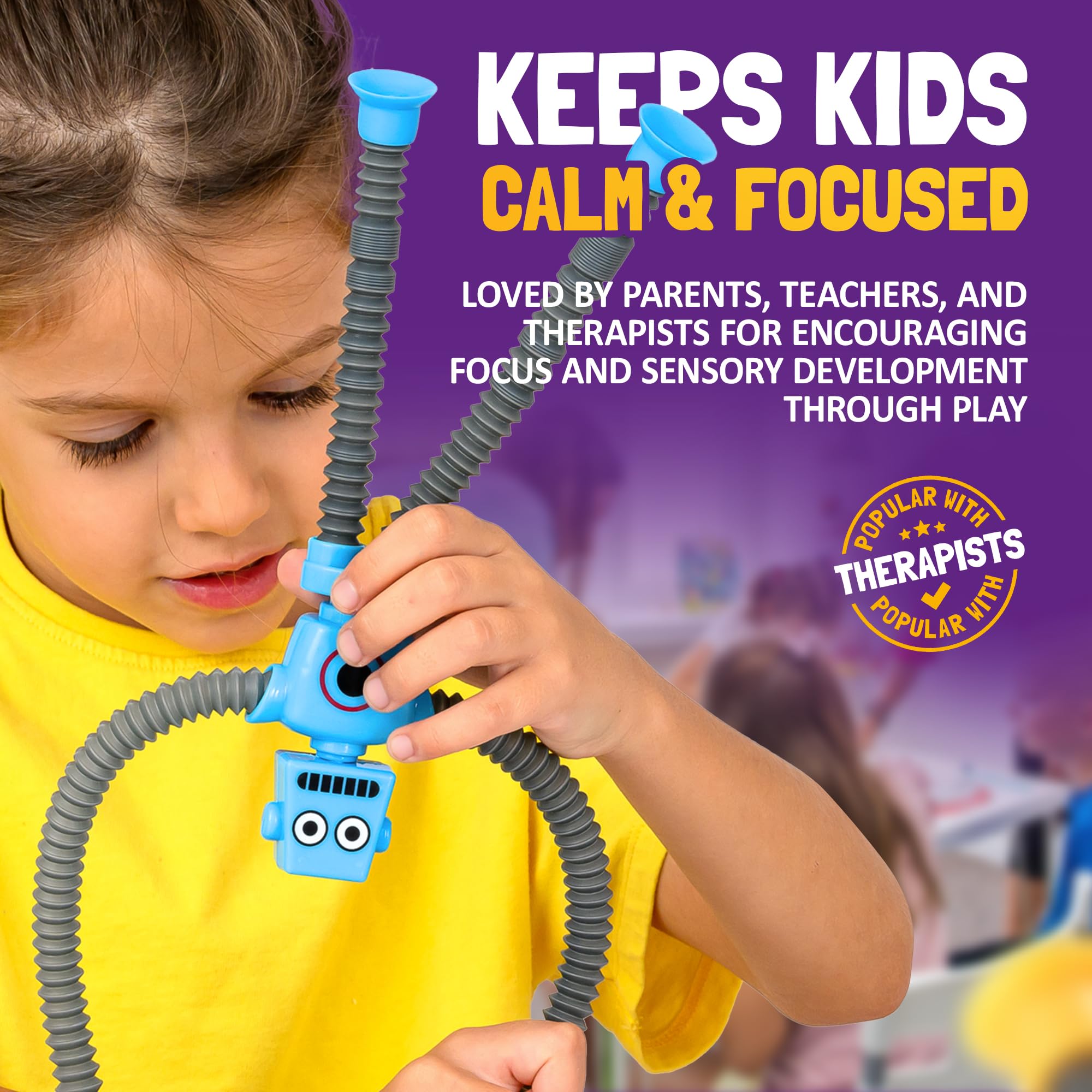 Nutty Toys durable design stands up to fidgeting and active play.