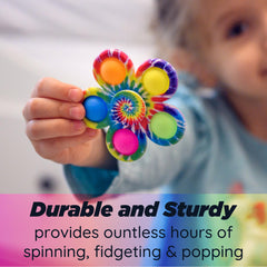 Nutty Toys fidget spinner durable material for long-lasting fidgeting.