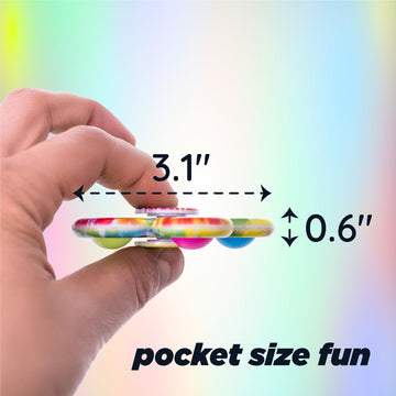 Nutty Toys fidget spinner gift packaging ideal for stockings.