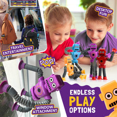Nutty Toys colorful robot fidget toy makes great gift for kids.