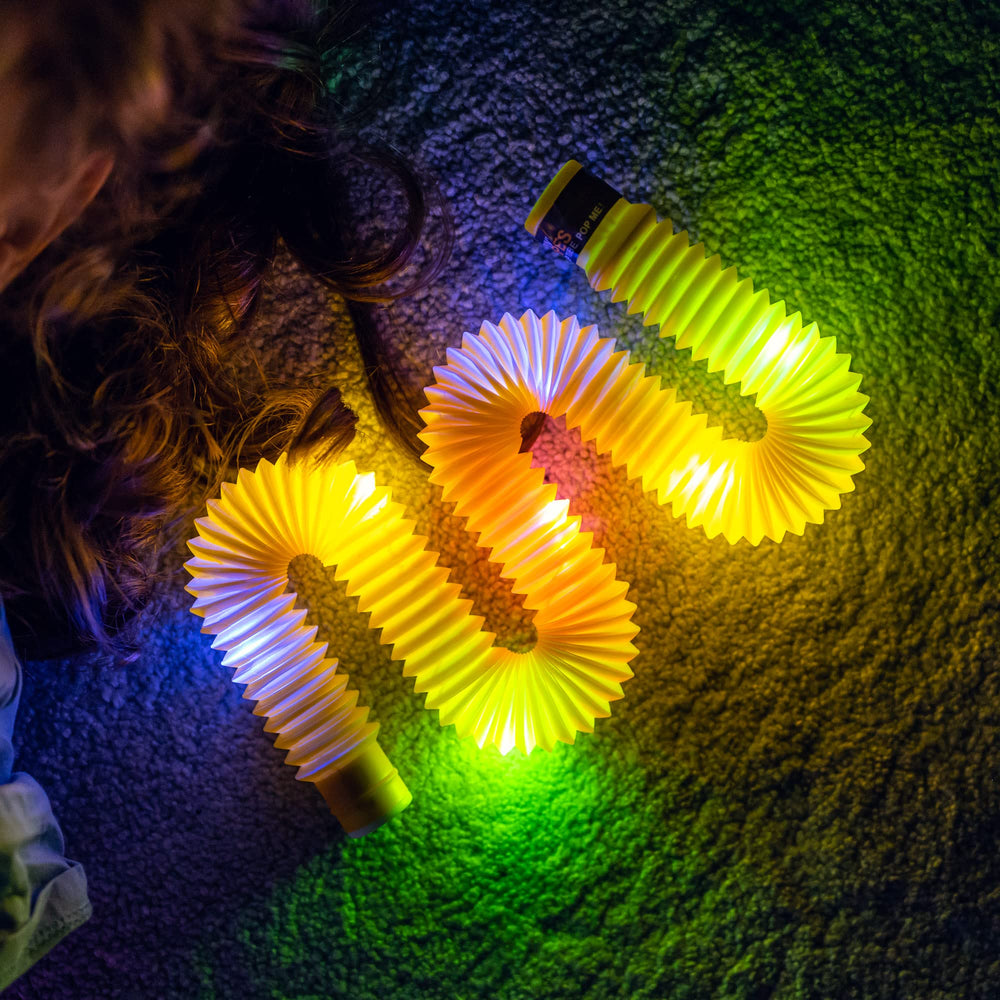 Nutty Toys portable fidget tubes support on-the-go focus and stress relief.