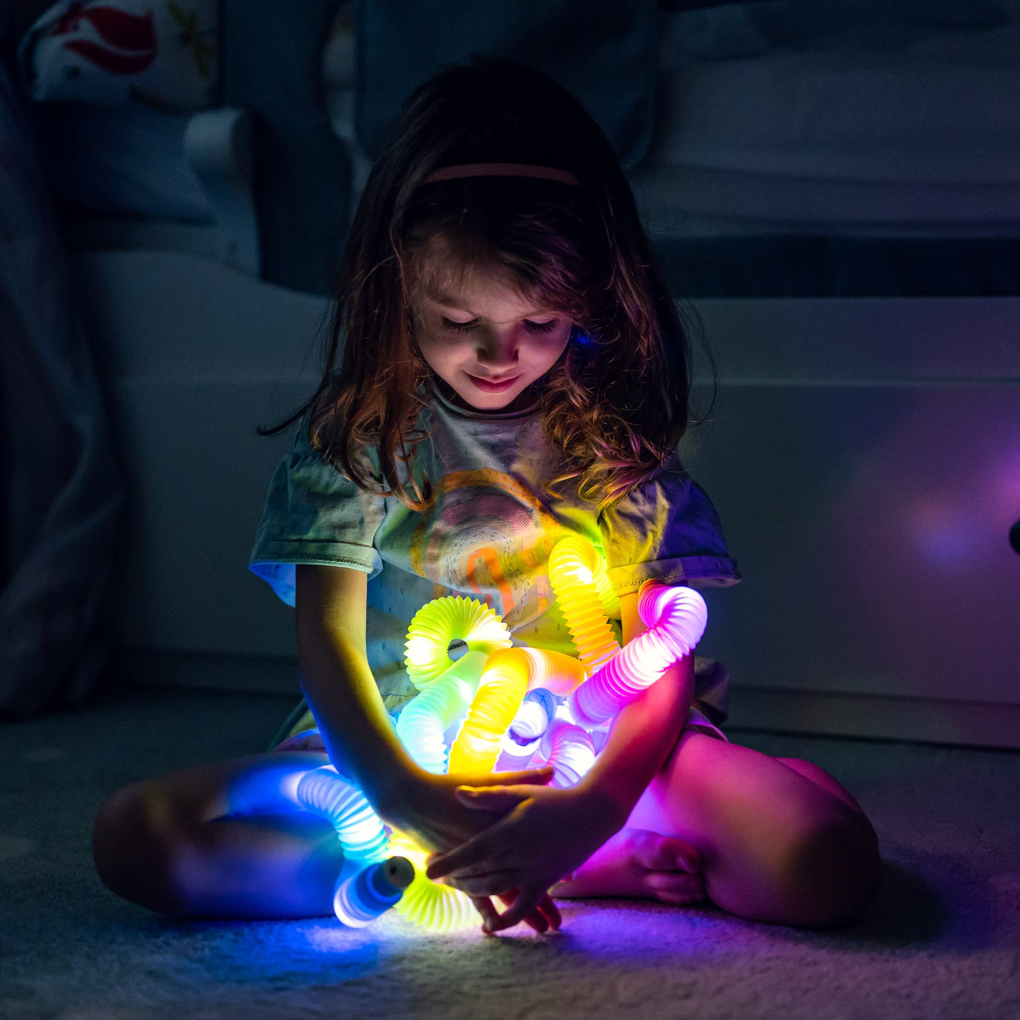 Nutty Toys textured pop tubes provide tactile sensory feedback for calm focus.