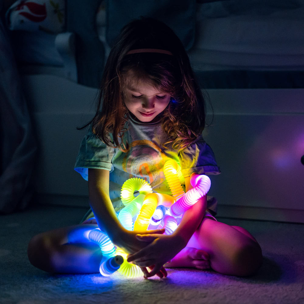 Nutty Toys textured pop tubes provide tactile sensory feedback for calm focus.