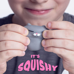 Nutty Toys squishy cat set back view highlights compact, travel-friendly size.