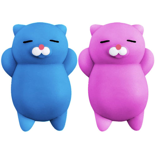 Nutty Toys Squishy Cat Set: two-inch kittens close-up for focus