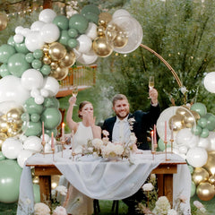 NuttyBash backdrops idea for weddings and parties using the arch kit