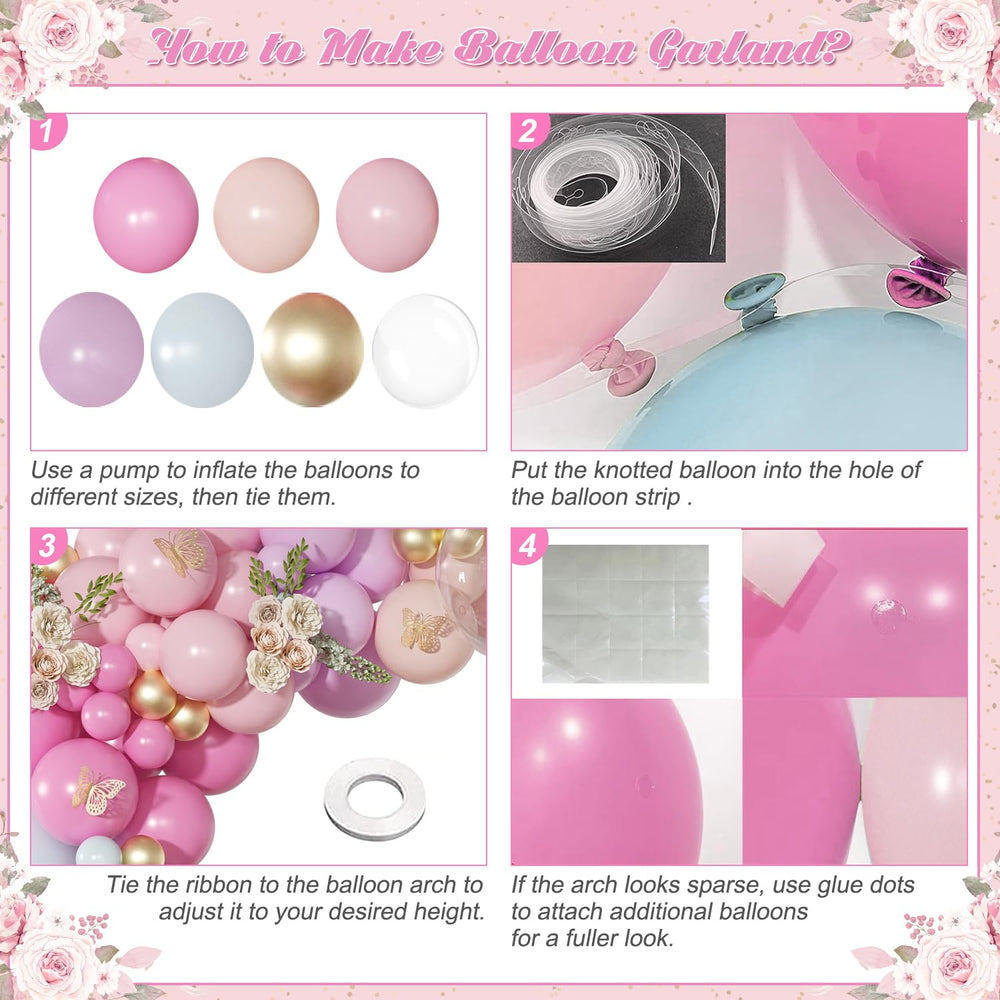 NUTTYBASH varied balloon sizes for dynamic arch designs