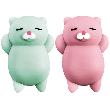 Nutty Toys squishy cat set: two 2-inch kittens in closeup for sensory relief.