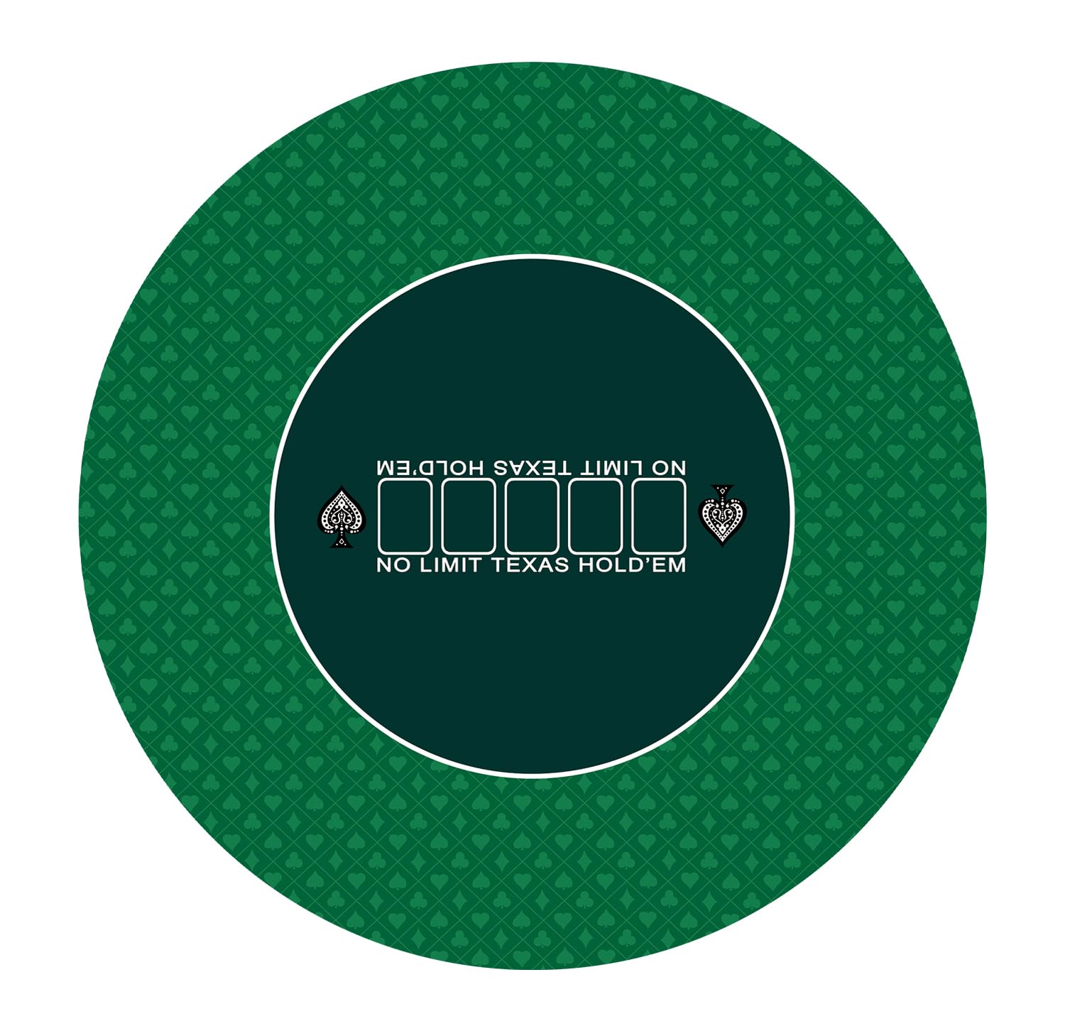 Nuveti poker mat with art deco 8-player layout for immersive play.