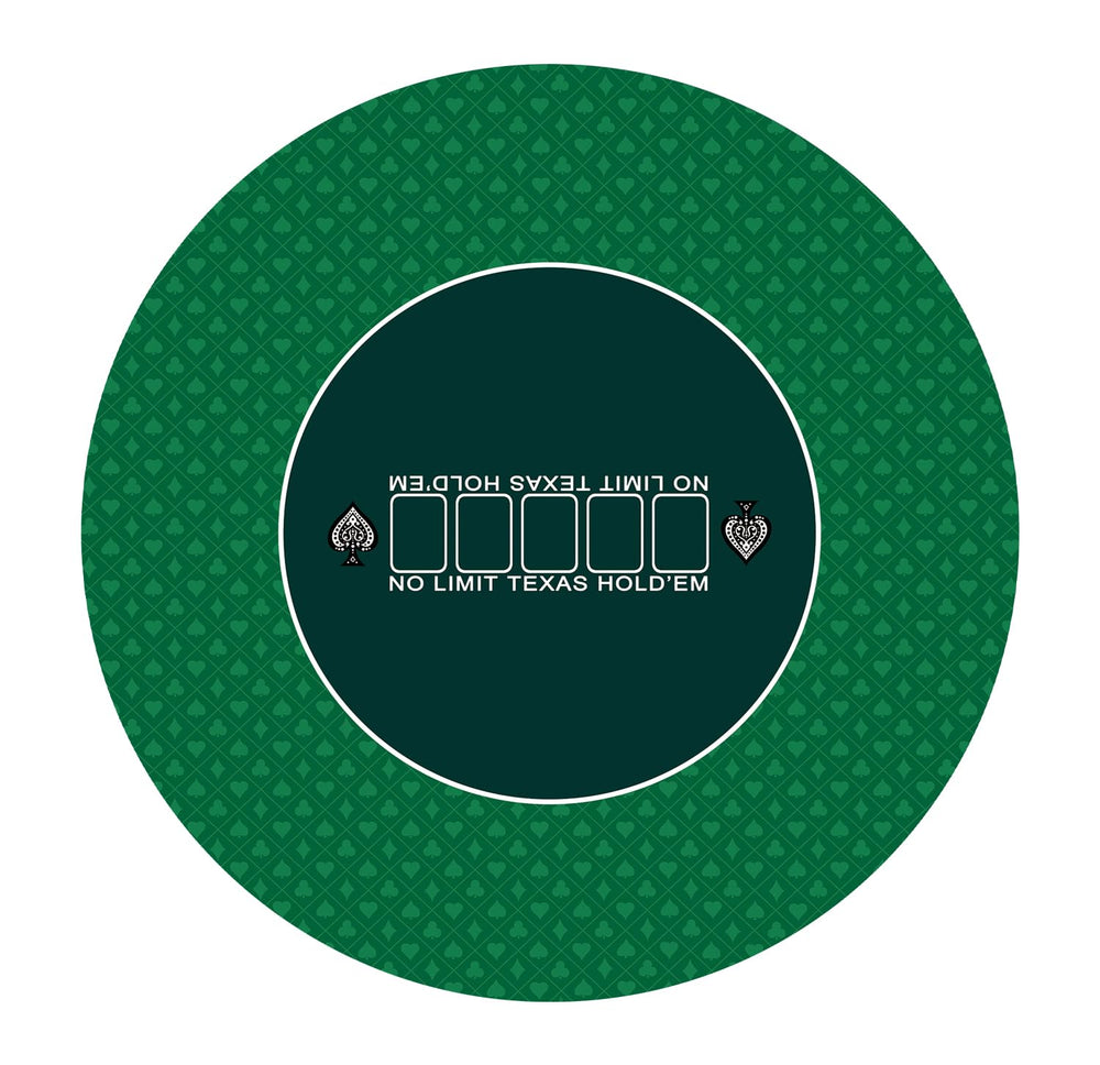 Nuveti poker mat with art deco 8-player layout for immersive play.