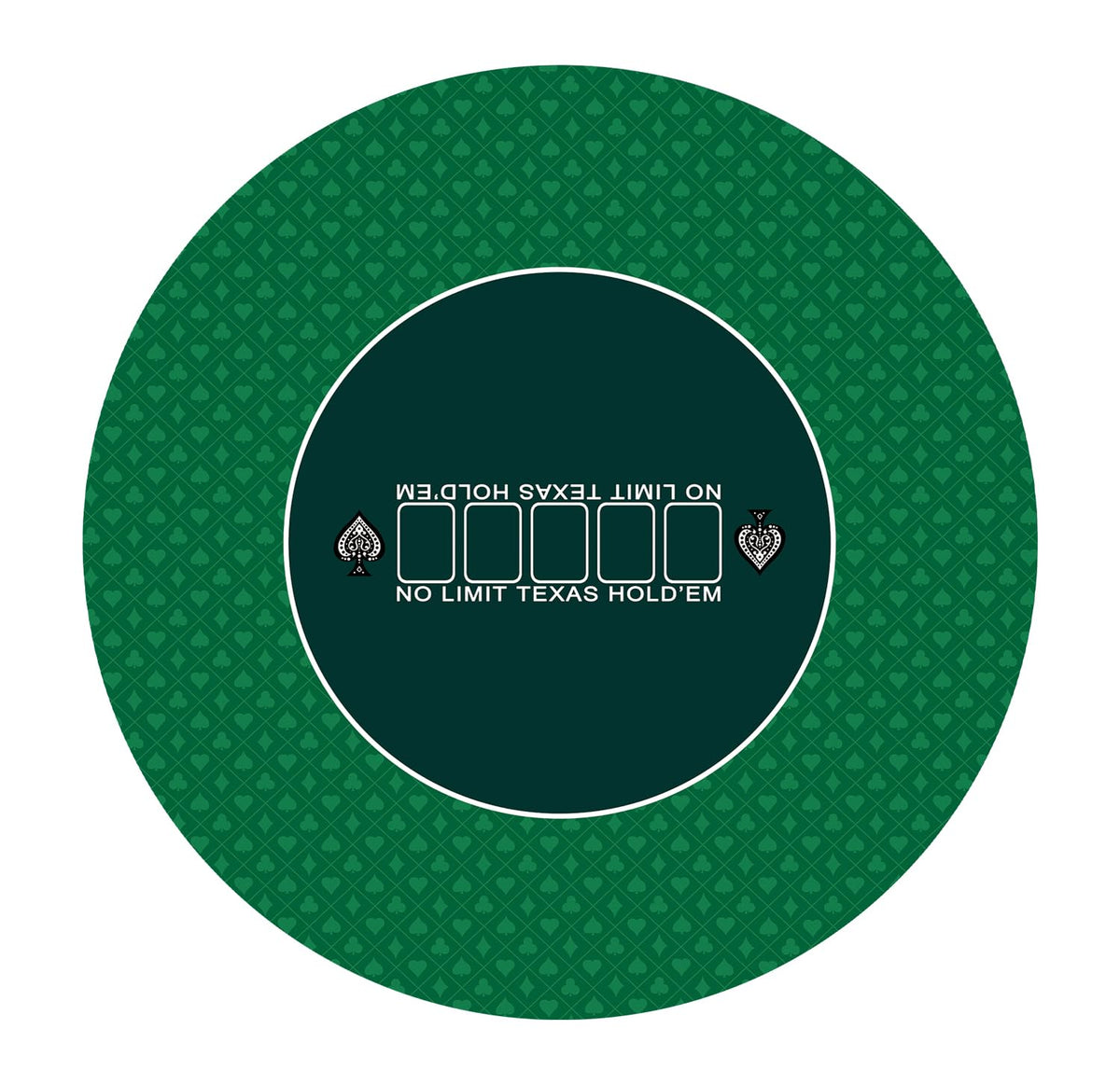 Nuveti poker mat with art deco 8-player layout for immersive play.
