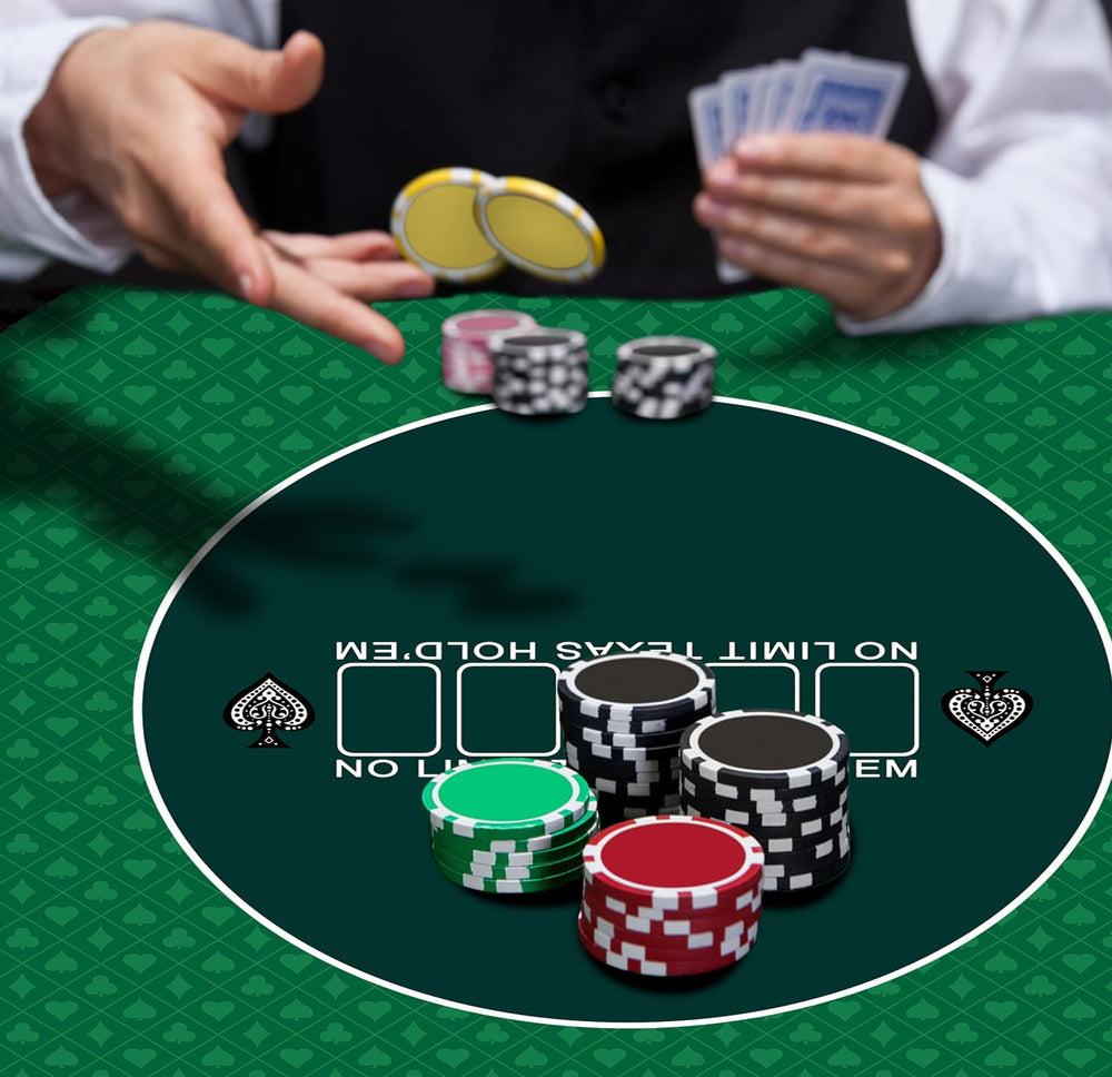 Nuveti poker mat offers multiple size options to fit your table.