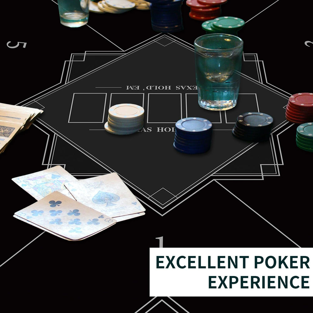 Nuveti poker tabletop dust-shake-clean feature simplifies maintenance