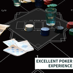 Nuveti poker tabletop dust-shake-clean feature simplifies maintenance