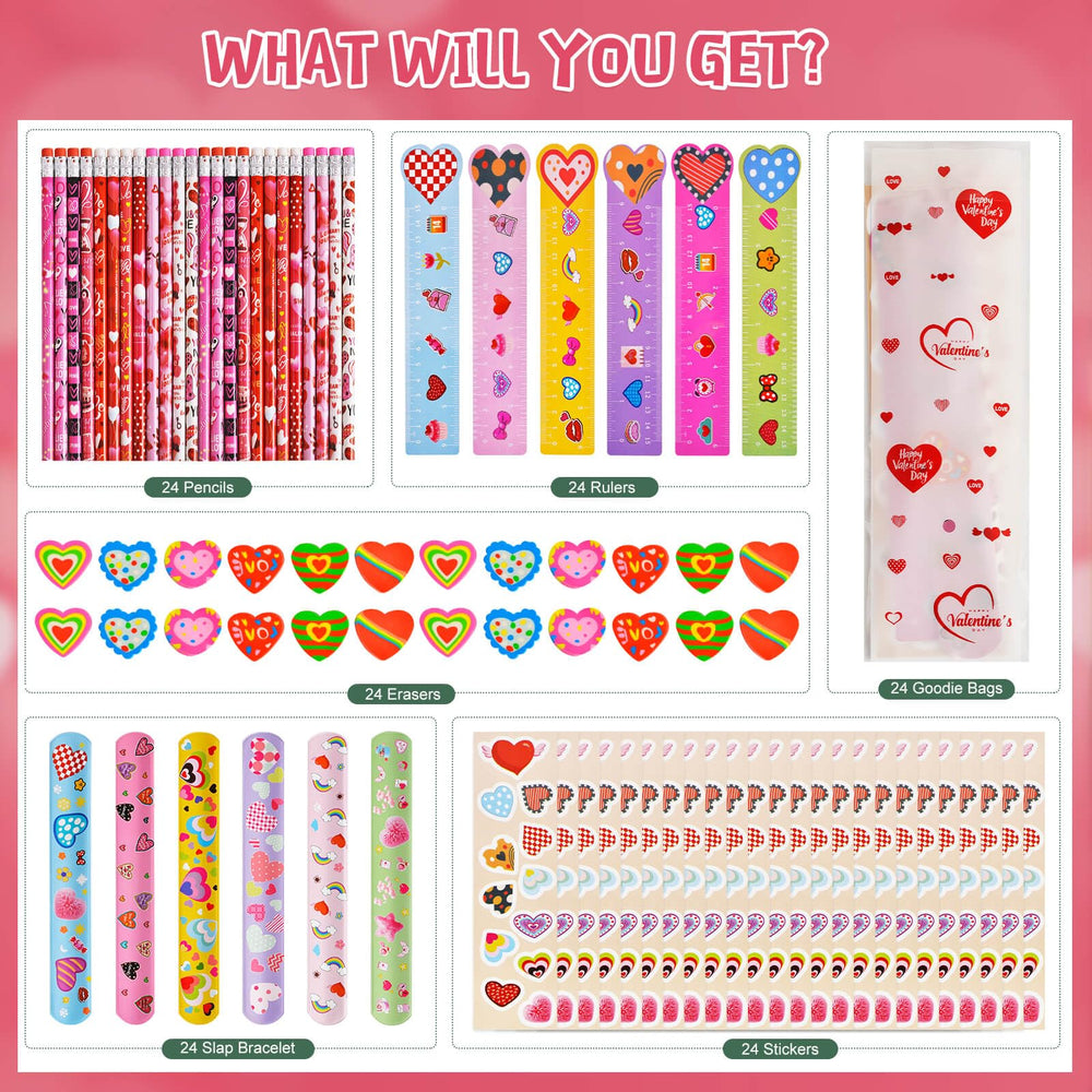 NVAZIOP Valentines erasers image: cute erasers for quick rewards and festive notes.