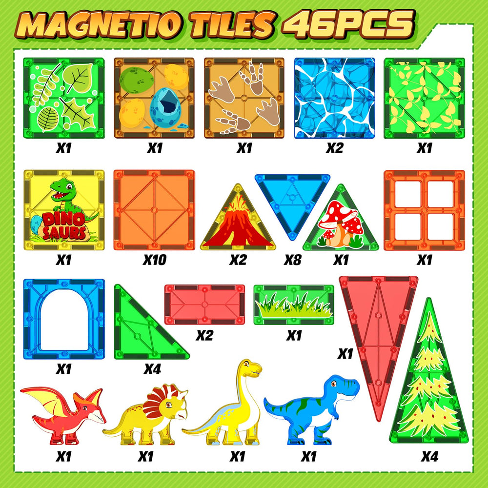 NVHH Magnetic Tiles forest trees: tall greenery support layered construction.