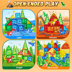 NVHH Magnetic Tiles grassy fields: open landscapes for nature-inspired play.