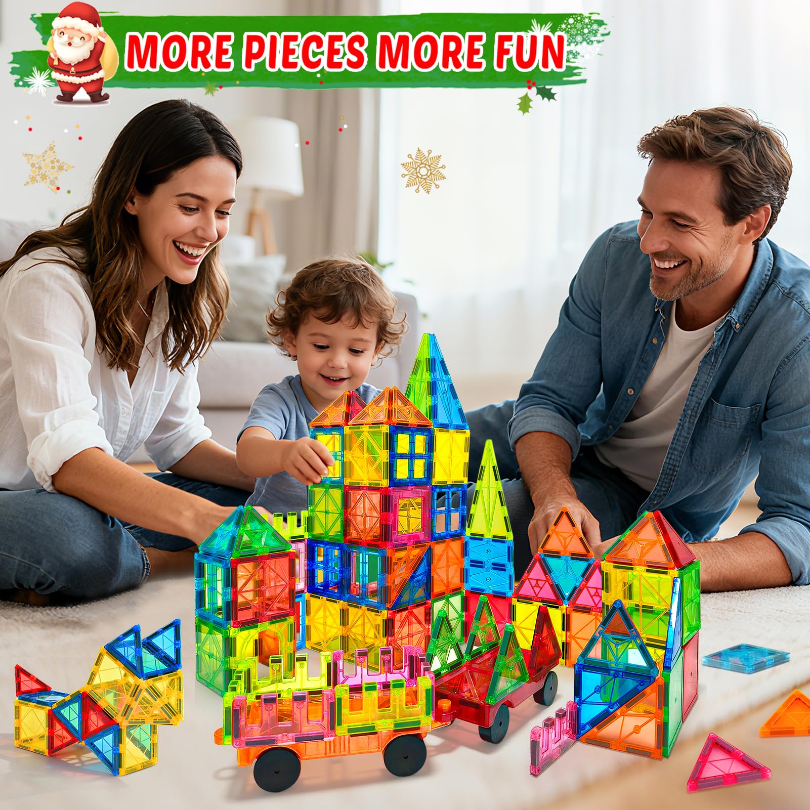 NVHH magnetic tiles with translucent colors to boost color recognition during play