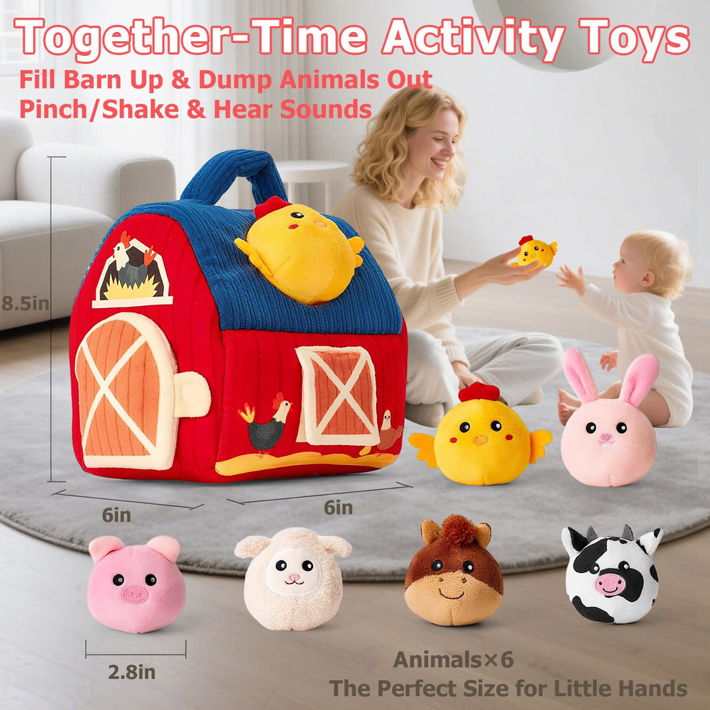 NXLPJH Crinkle windows boost sensory exploration during playtime.
