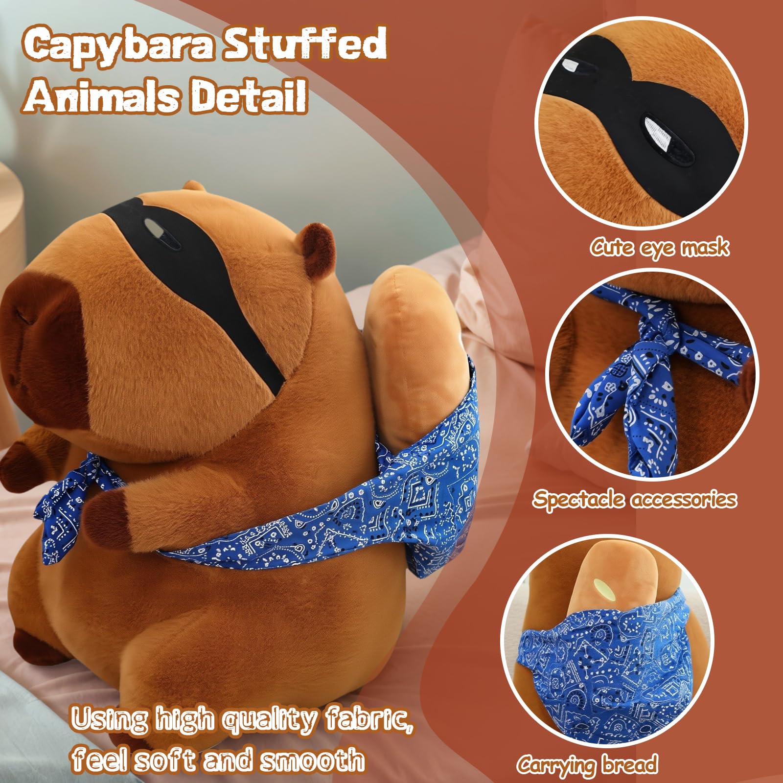 NXNYNZ capybara plush gift-ready for birthdays and celebrations