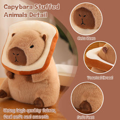 NXNYNZ capybara plush pillow doubles as comfortable lumbar support