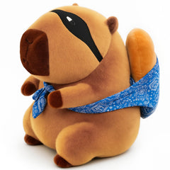 NXNYNZ capybara plush with bread removable accessory for playful gifting