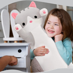 NXNYNZ cat stuffed animal detail with plush texture for comfort