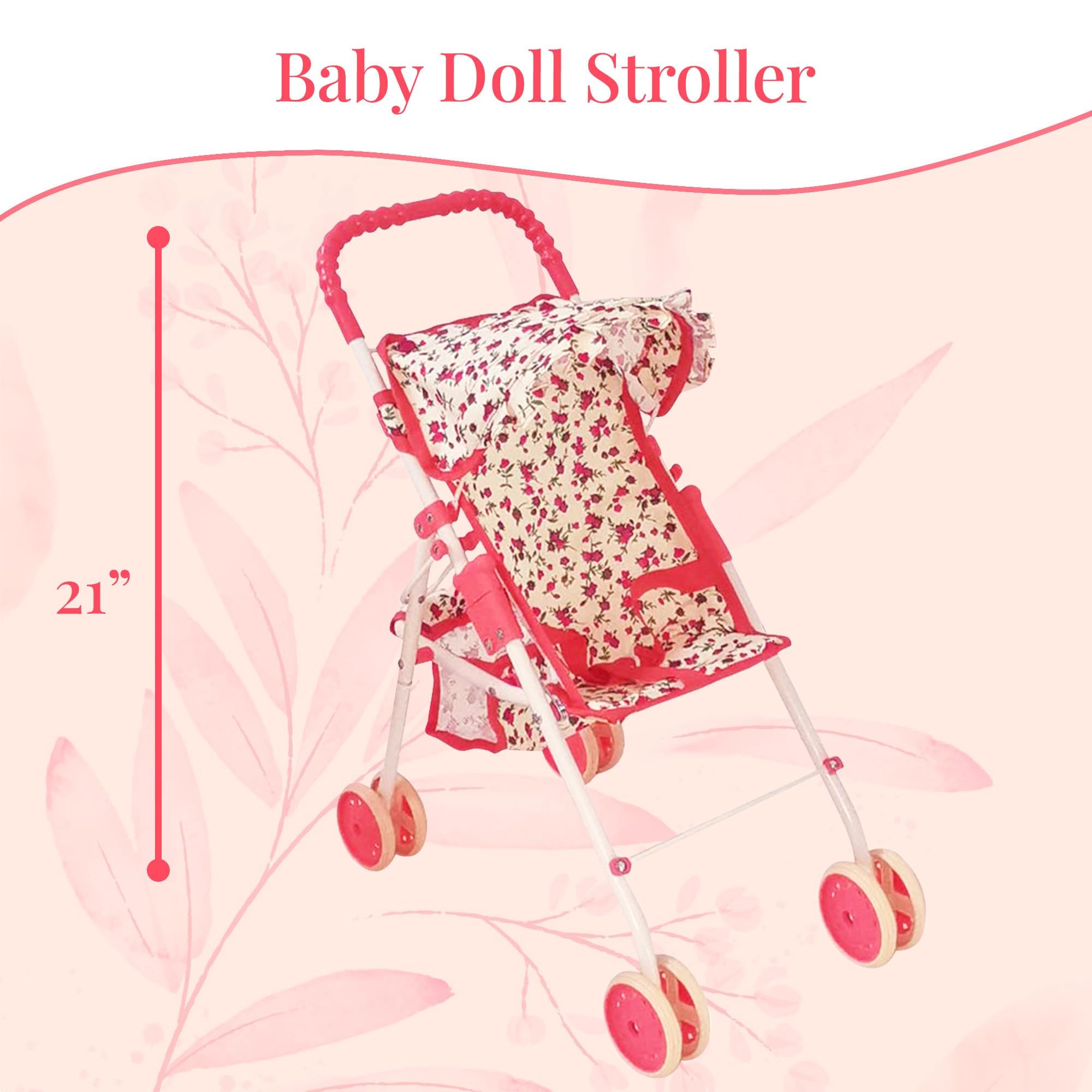 The New York Doll Collection doll swing, gentle rocking for calm, comforting play.