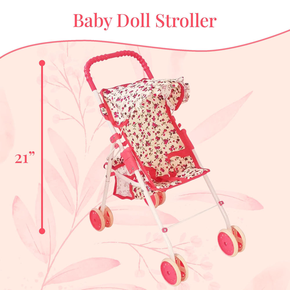 The New York Doll Collection doll swing, gentle rocking for calm, comforting play.