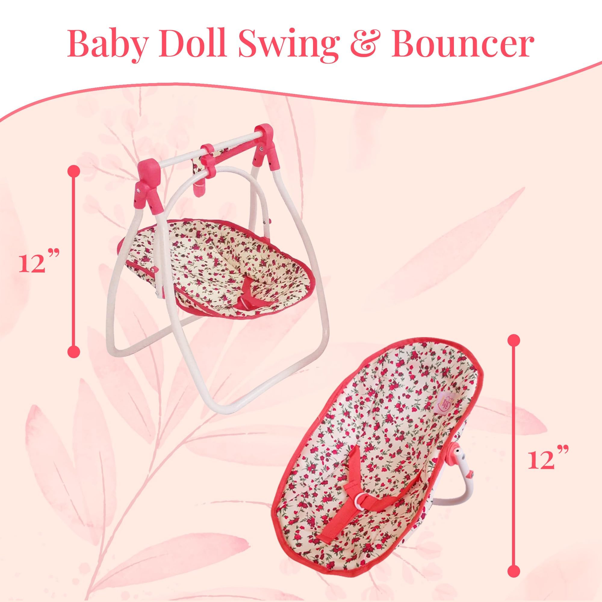 Lightweight, foldable design makes it easy to transport for playdates with nydoll.