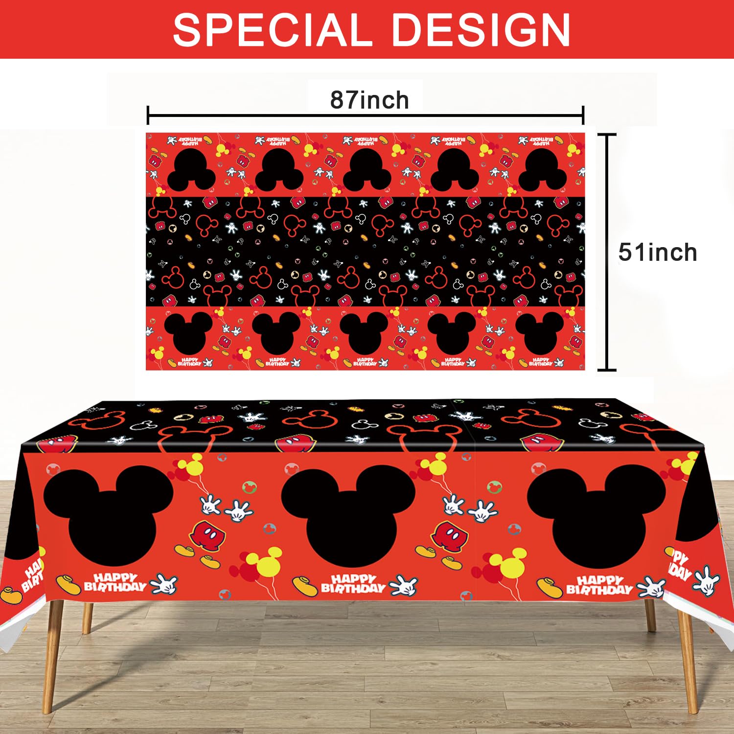 Nyhpar kids birthday decor enhances party ambiance with waterproof protection.