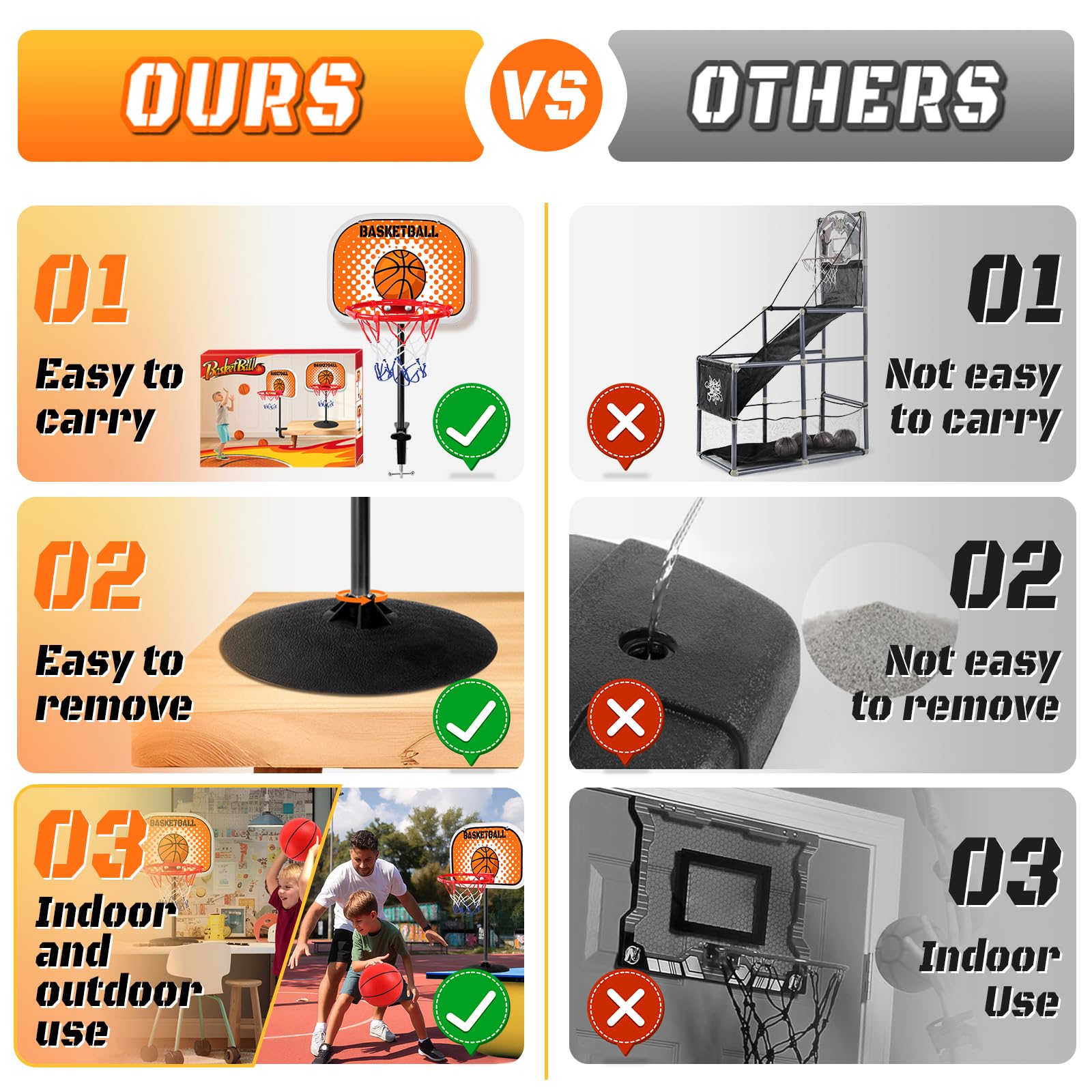 NZQXJXZ toddler basketball hoop shatter-resistant design for durable playtime