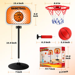 NZQXJXZ toddler basketball hoop includes two high-bounce balls for lively games