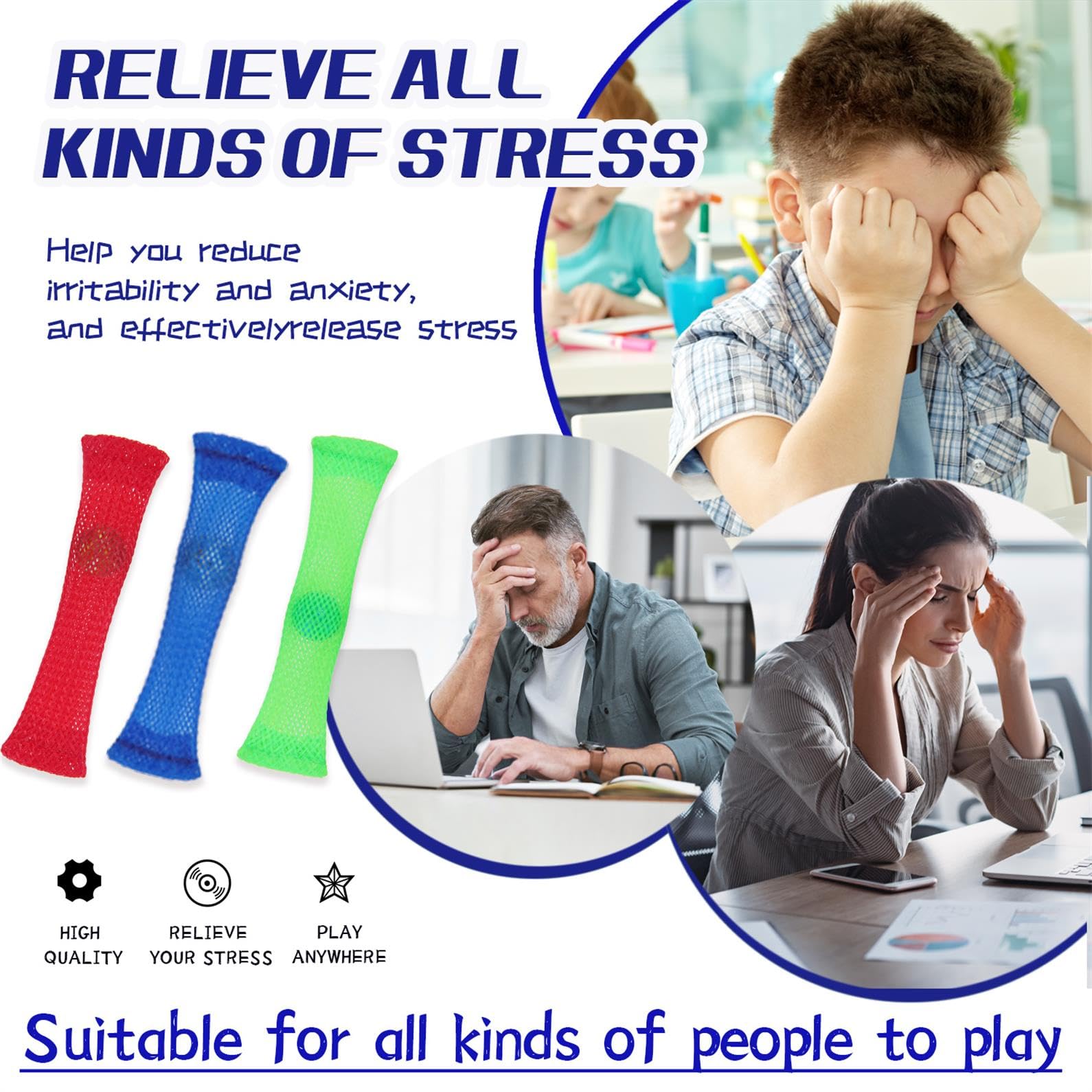 OaaXbbECco portable stress-relief pack ideal for classrooms and offices