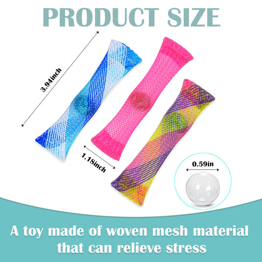 OaaXbbECco marble mesh fidget close-up showing durable stitching and smooth marble motion