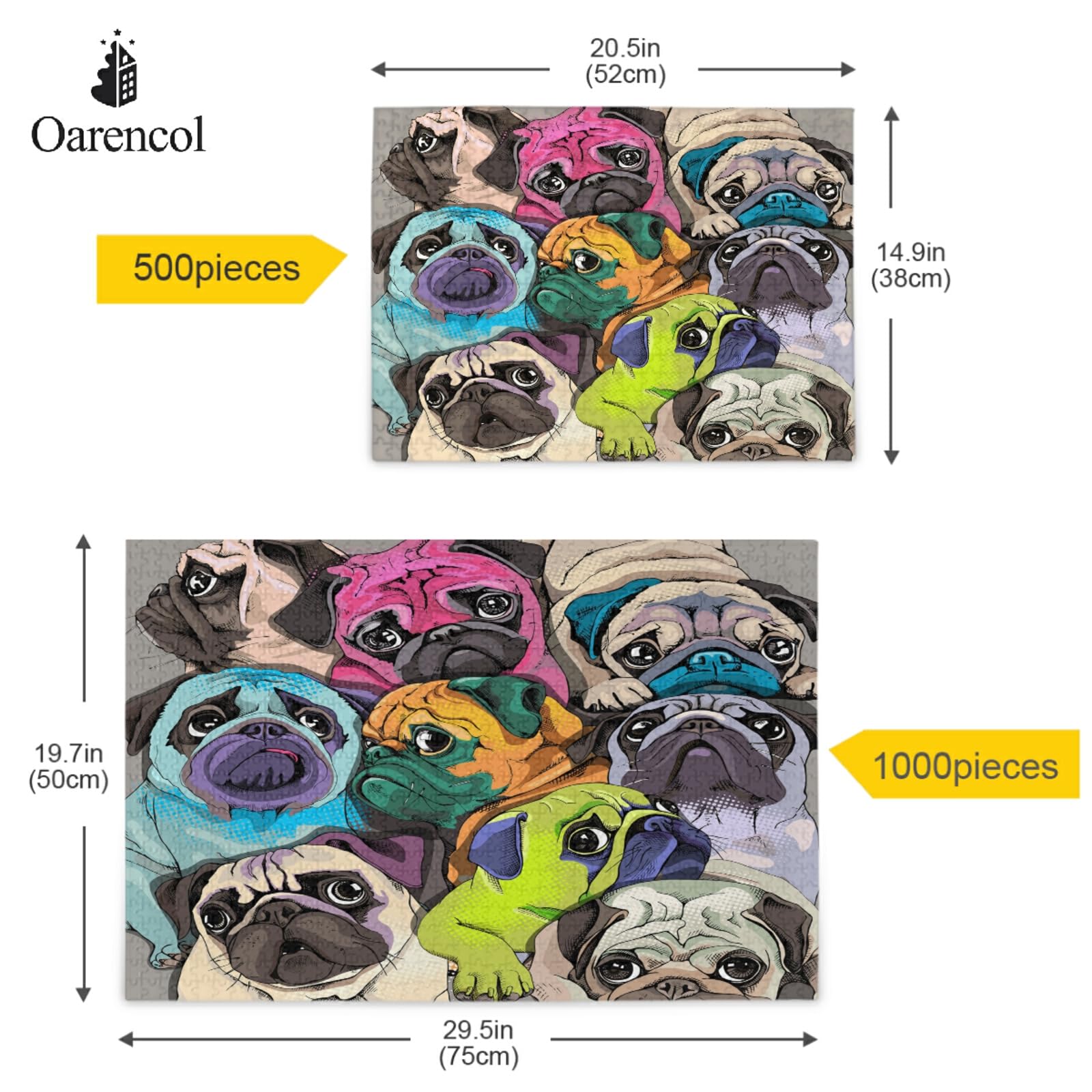 Oarencol puzzle in-progress image ideal for collaborative problem solving.