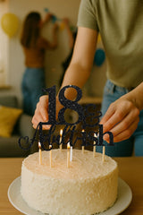 Oarkive 18th Birthday Topper for Boys complements adultish party vibes.