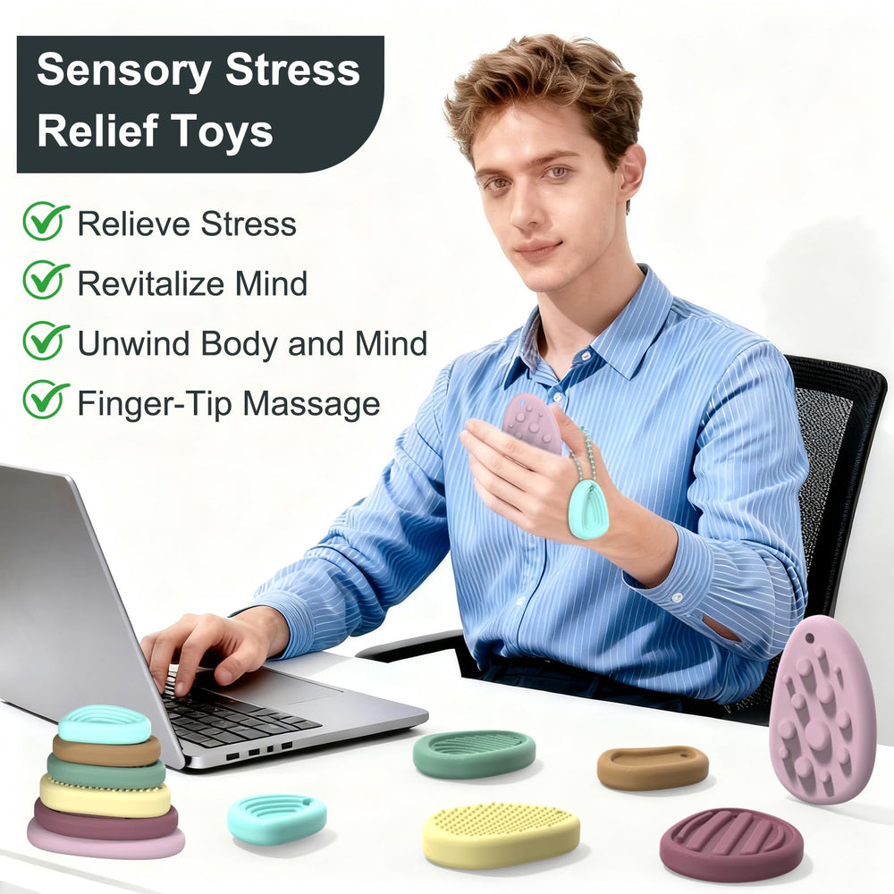 OasVtl sensory stone in classroom setting for calm concentration