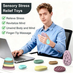 OasVtl sensory stone in classroom setting for calm concentration