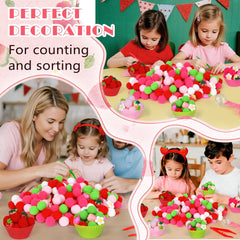 OAXNTGW 3D strawberry pieces enhance creative sorting and display